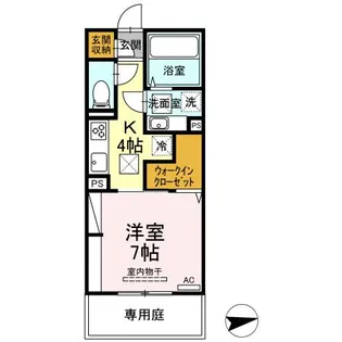 ファーブラウ【1階】の間取り
