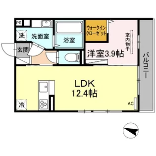 ソシア サンエイト【3階】の間取り