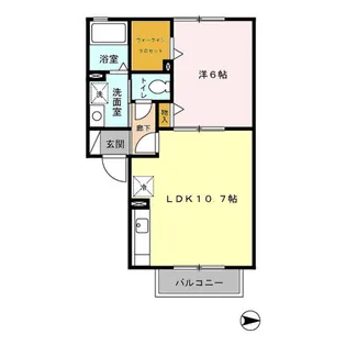 ルミエール上代 B棟【1階】の間取り