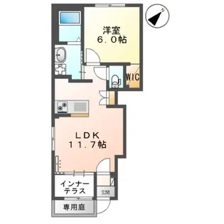 フォレストガーデン【1階】の間取り
