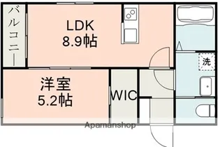 BRAVE BASE戸島【2階】の間取り