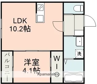 BRAVE BASE戸島【1階】の間取り