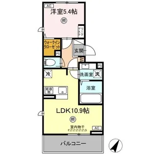 パルフェリーチェ【2階】の間取り