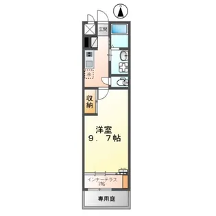 サンウイング【1階】の間取り