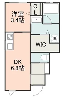 PURITY長嶺南【1階】の間取り