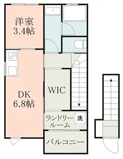 PURITY長嶺南【2階】の間取り