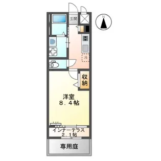 STEINFELDⅠ【110号室】の間取り