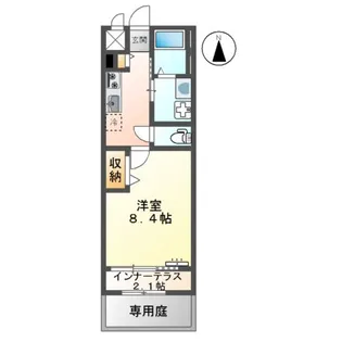 STEINFELDⅠ【103号室】の間取り