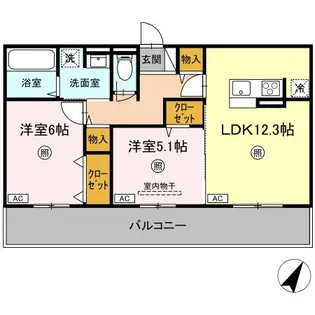 スペチアーレ・セレーナ【3階】の間取り