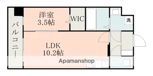 レジエル保田窪【12階】の間取り