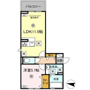 シャルマン12【101号室】の間取り
