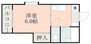 コーポふじⅠ【1階】の間取り