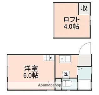 ティアナ月出【2階】の間取り