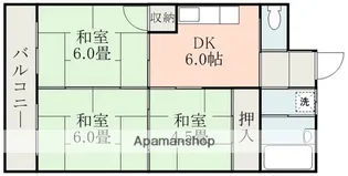 ラピス龍田【2階】の間取り