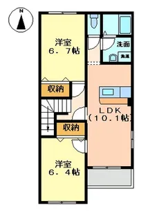 CASABONNEUR【2階】の間取り