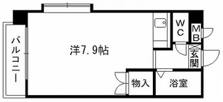 インターフェイスビル【4階】の間取り
