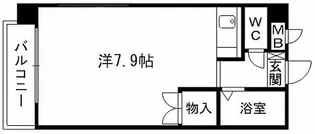 インターフェイスビル【4階】の間取り
