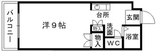 コスモ第2ビル【1階】の間取り