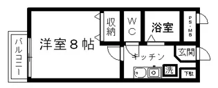 プラティーク【1階】の間取り