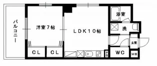 フォルテ水前寺【5階】の間取り