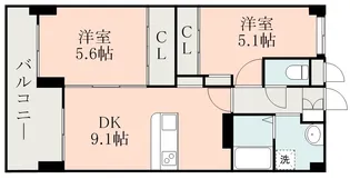 ピアネータ東熊本Ⅱ【3階】の間取り