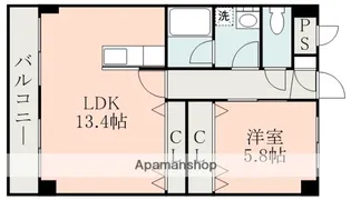 メゾン・ロアジス【1階】の間取り
