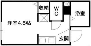 ヴィラ水前寺公園【2階】の間取り
