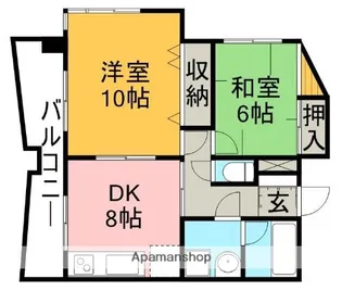 ゴールデン東海【5階】の間取り