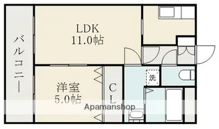 エスパシオ近見【2階】の間取り
