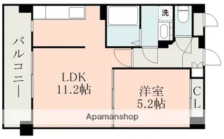 グランフィーネ健軍東【4階】の間取り