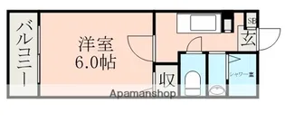 シャポー渡鹿【1階】の間取り