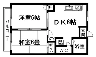 プライム【2階】の間取り
