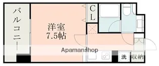 レジディア熊本辛島【6階】の間取り