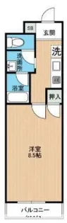プランドール島崎【2階】の間取り