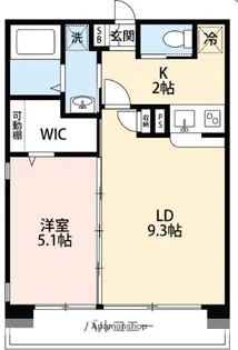 フェリーチェ味噌天神【7階】の間取り