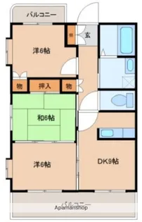 グランドゥルミキ【2階】の間取り