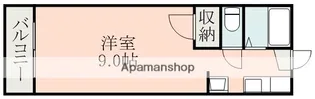 メゾン・ド・ソフィア黒髪【3階】の間取り