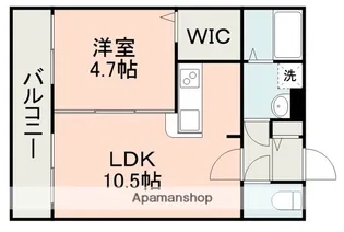 パリス長嶺【5階】の間取り