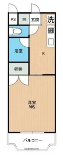フェリーチェカーサ島崎【3階】の間取り