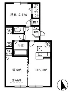 グランド・デューク【1階】の間取り