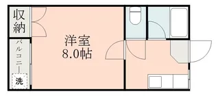 エクシード渡鹿【2階】の間取り