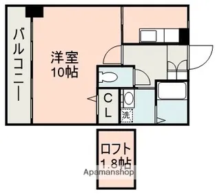 NICEマンションST九品寺【10階】の間取り