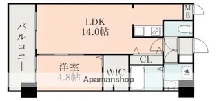 ISM水前寺【7階】の間取り