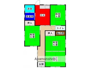 熊本県熊本市中央区出水6丁目【一戸建】の間取り