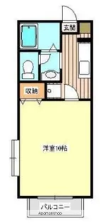 熊本県菊池郡大津町大字室【アパート】の間取り