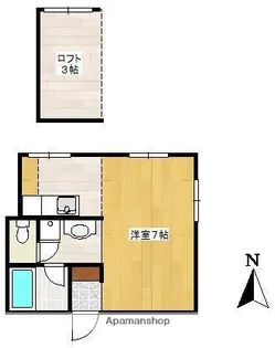 ロイヤルハイツセリーヌ【1階】の間取り