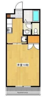 モイセス薬園町【6階】の間取り