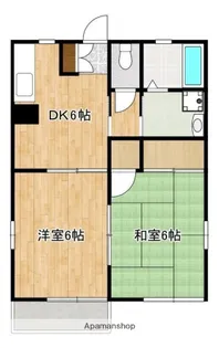 長命ハイム【1階】の間取り
