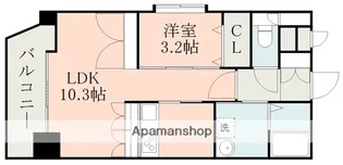 シャトー・デュ・アーサー【6階】の間取り