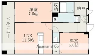 ベル・ピエース【4階】の間取り